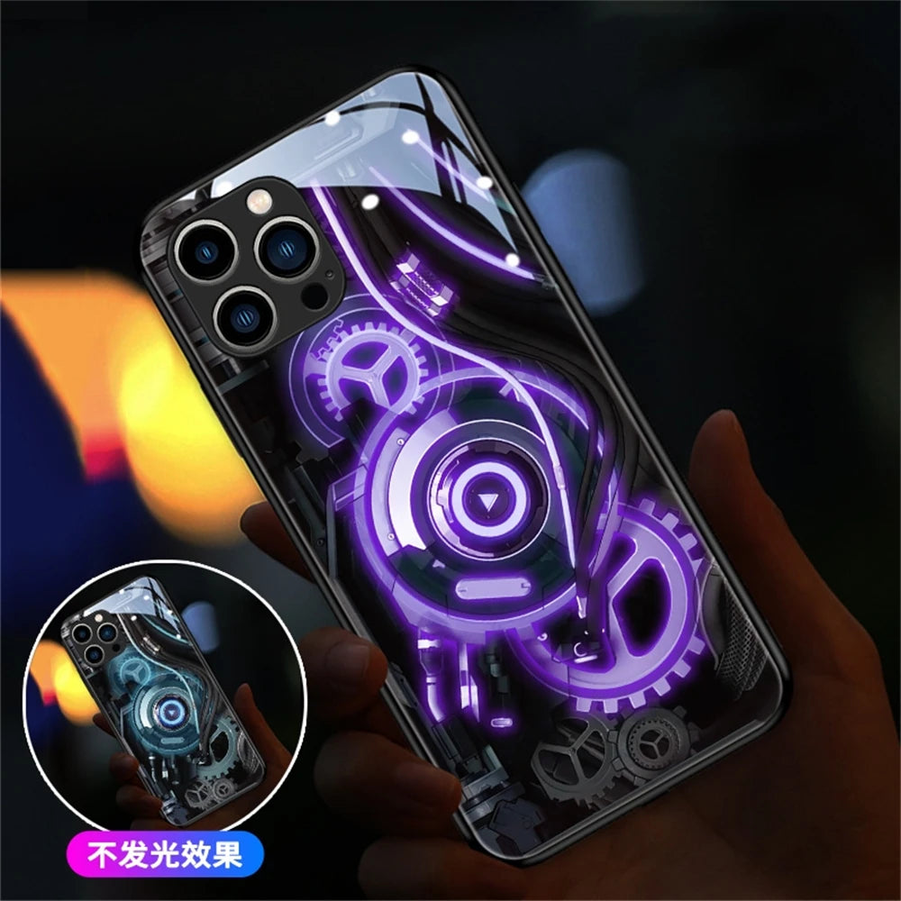 Coque PUNK-LED pour IPhone