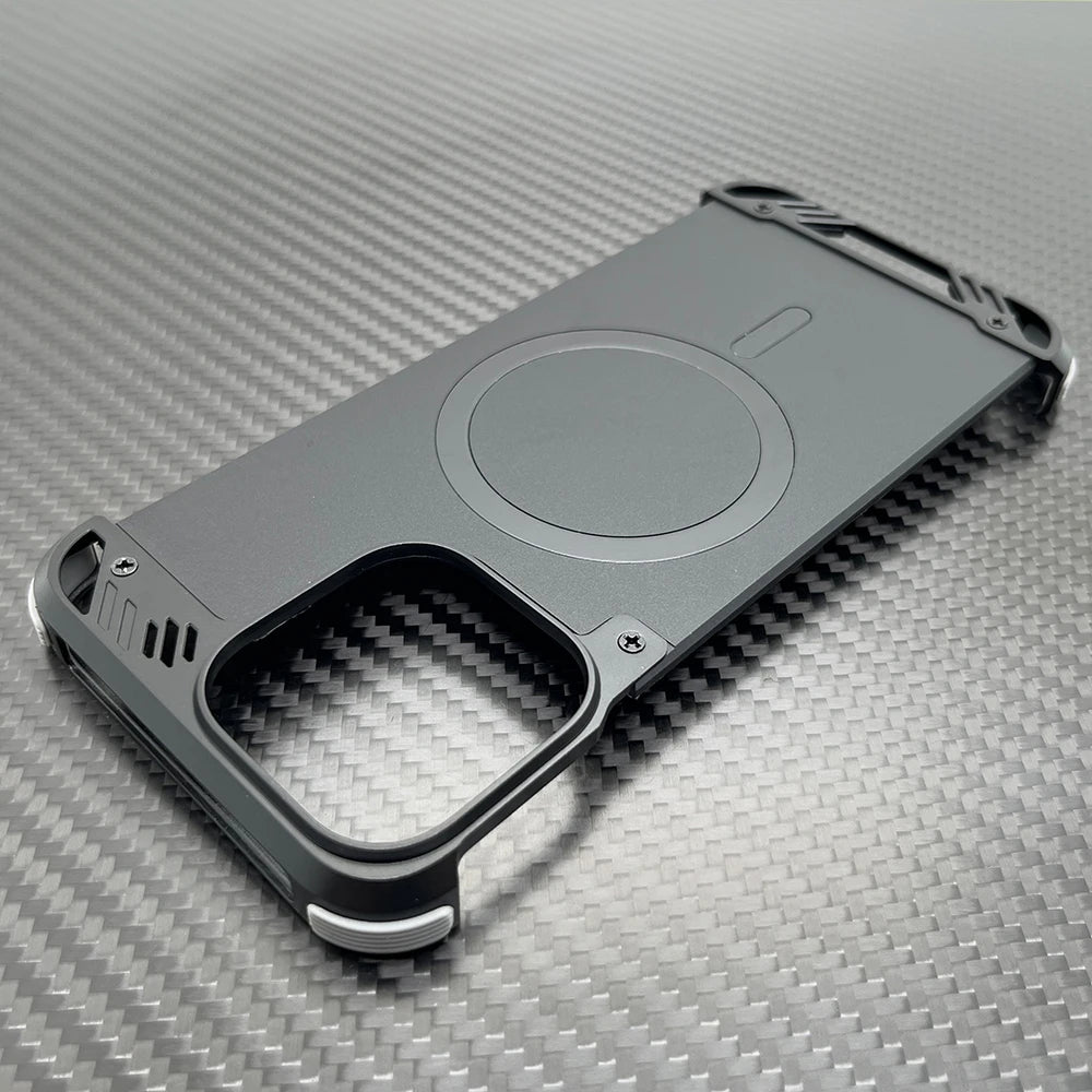 Coque Magnetic en Metal - Bleamea