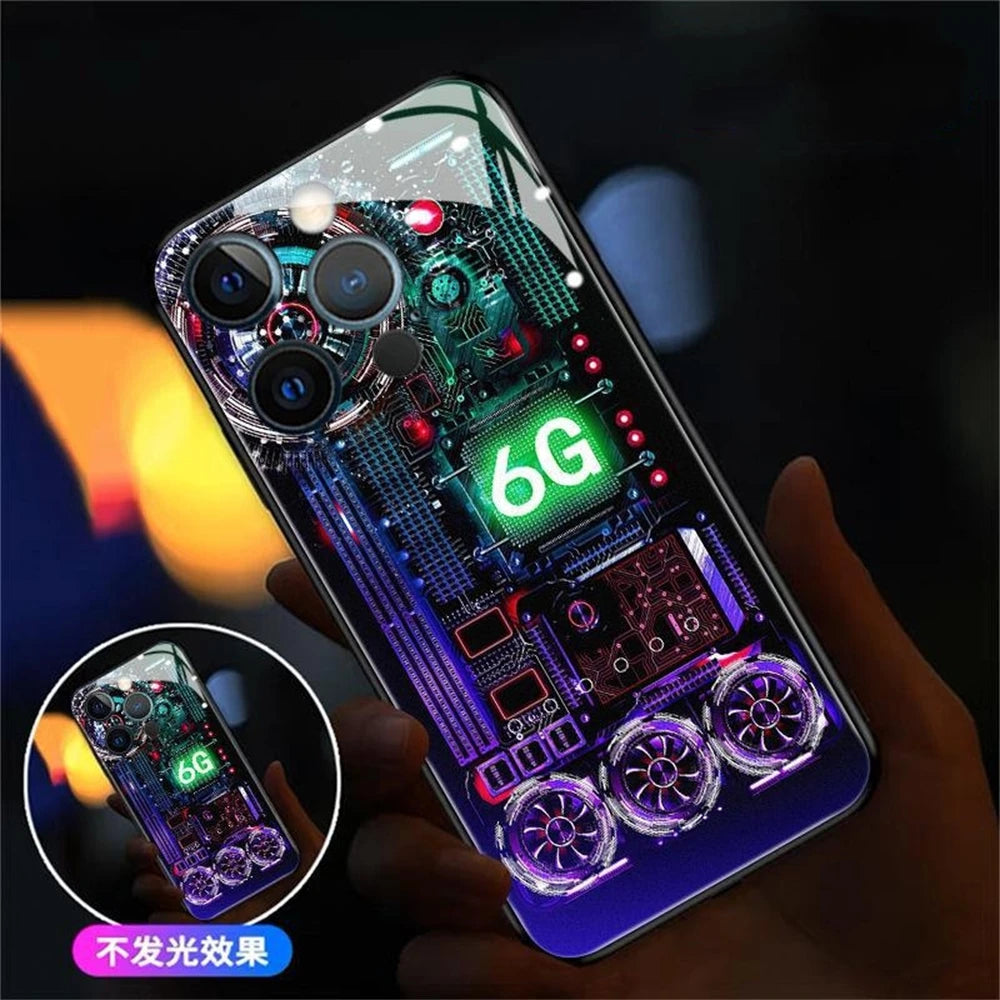 Coque PUNK-LED pour IPhone