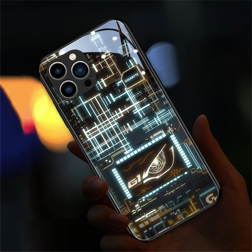 Coque PUNK-LED pour IPhone